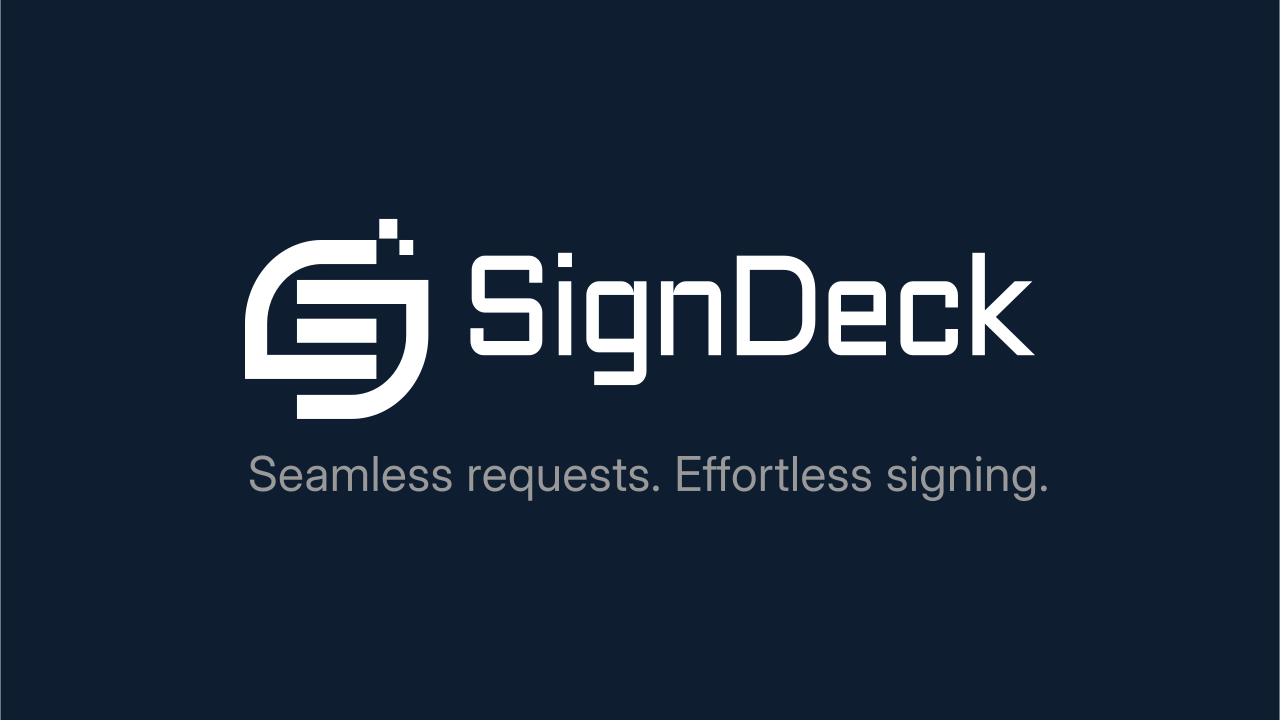 Soft-Launching SignDeck — Built With Purpose, Made for Real Use