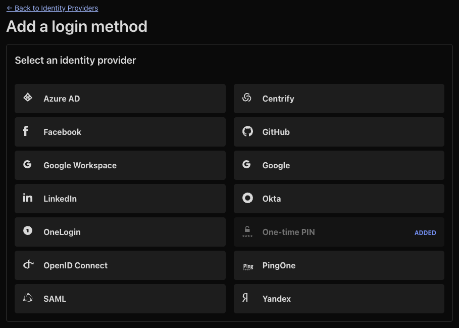 Zero Trust Login Methods
